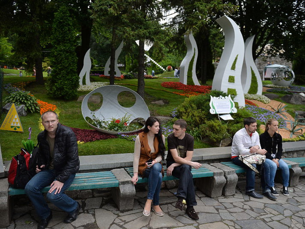 В Киеве проходит выставка цветов