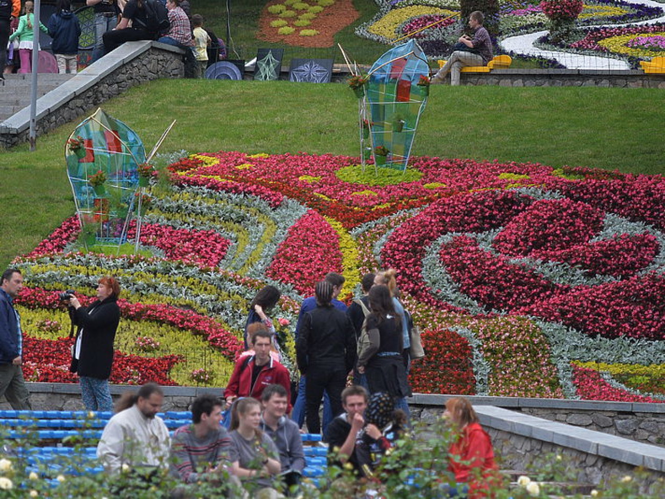 В Киеве проходит выставка цветов
