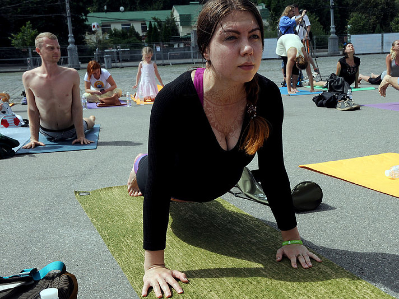 В Харькове отметили Международный день йоги