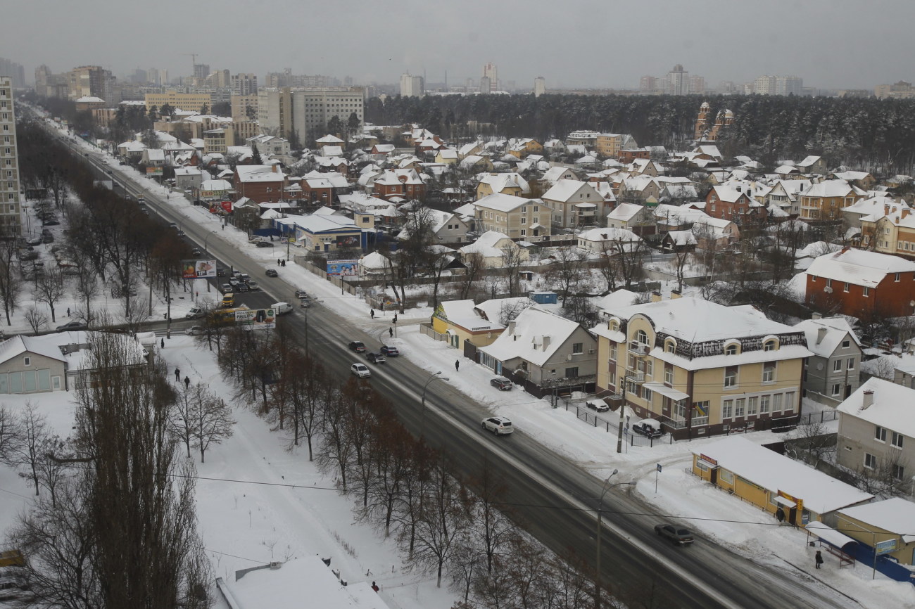 Киев утонул в сугробах