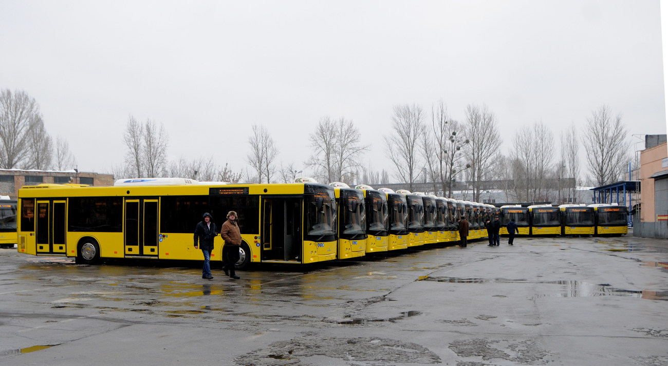 За неделю на улицы Киева выйдут 50 новых автобусов