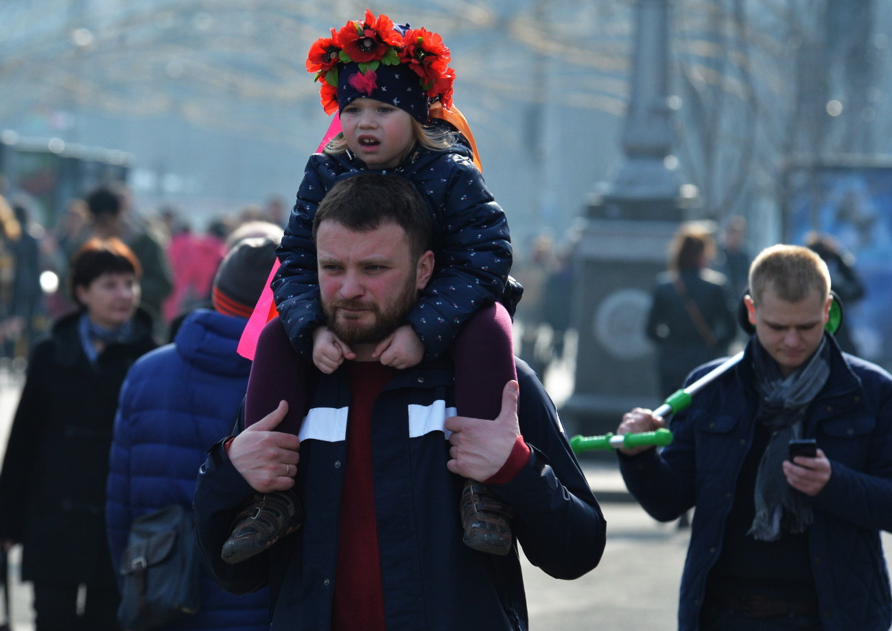 Украинцы празднуют Международный женский день