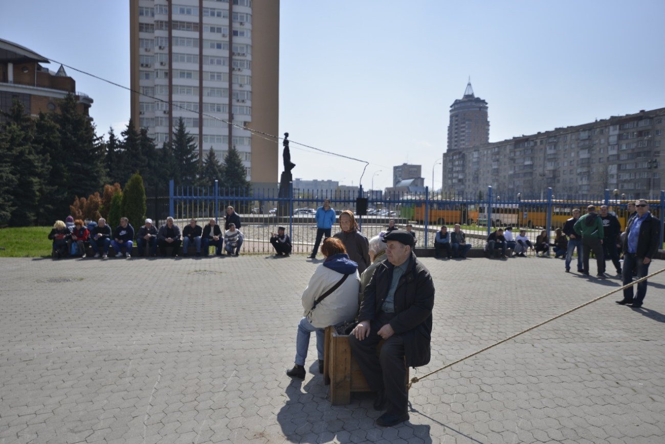 Маршрутчики Киевщины протестуют против снижения цен за проезд