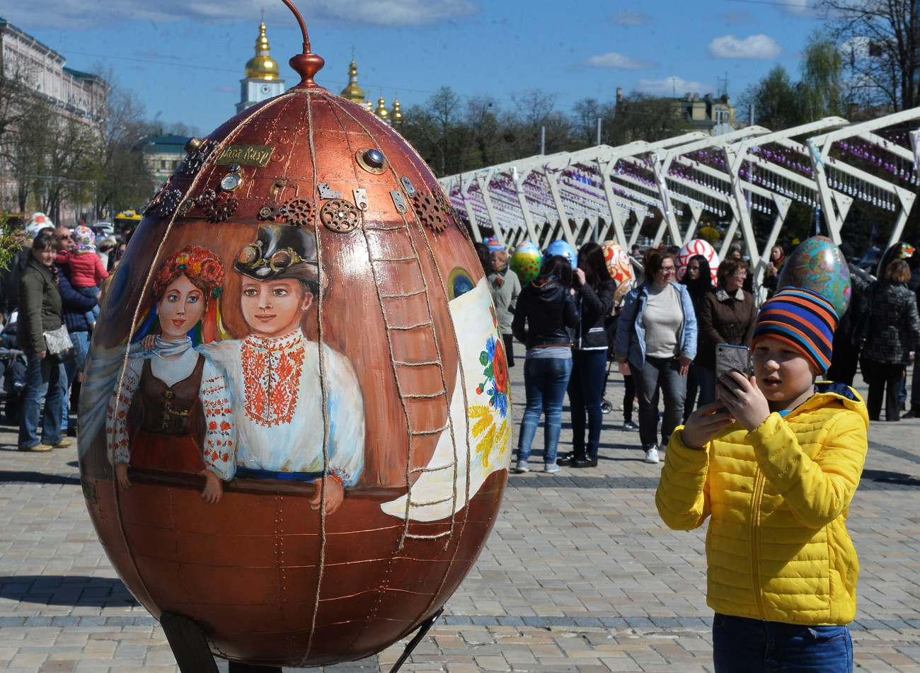 В Киеве проходит Всеукраинский фестиваль писанок