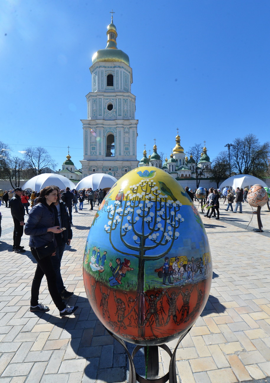 В Киеве проходит Всеукраинский фестиваль писанок