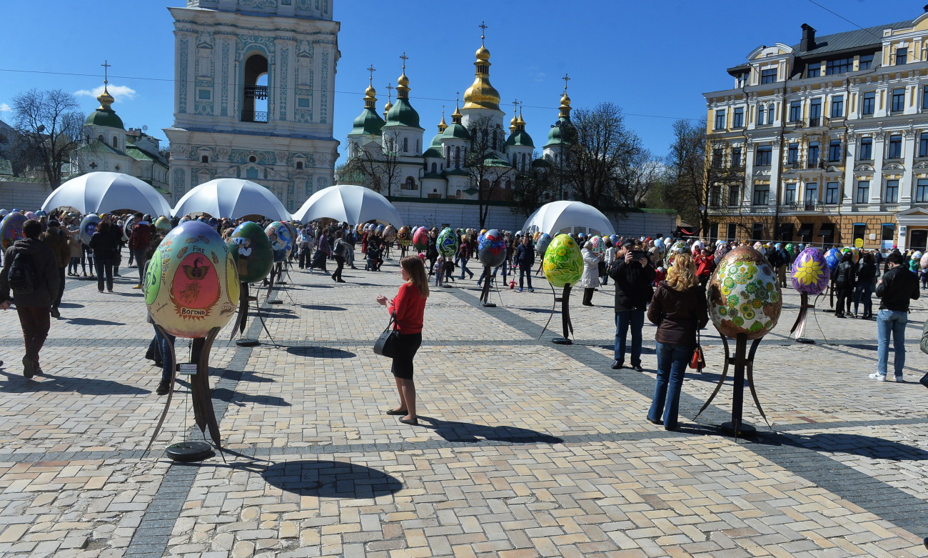 В Киеве проходит Всеукраинский фестиваль писанок