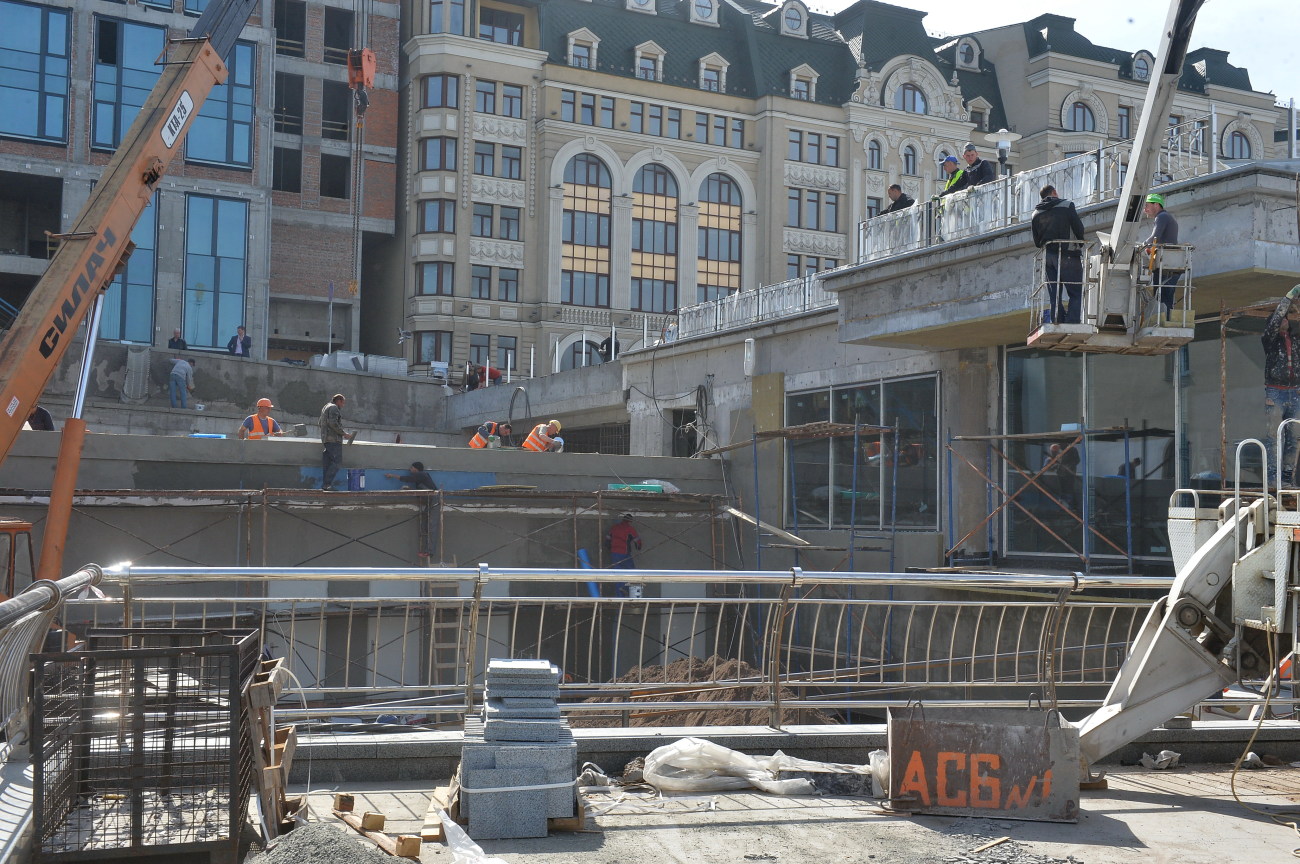 После продолжительного ремонта в Киеве открывается Почтовая площадь