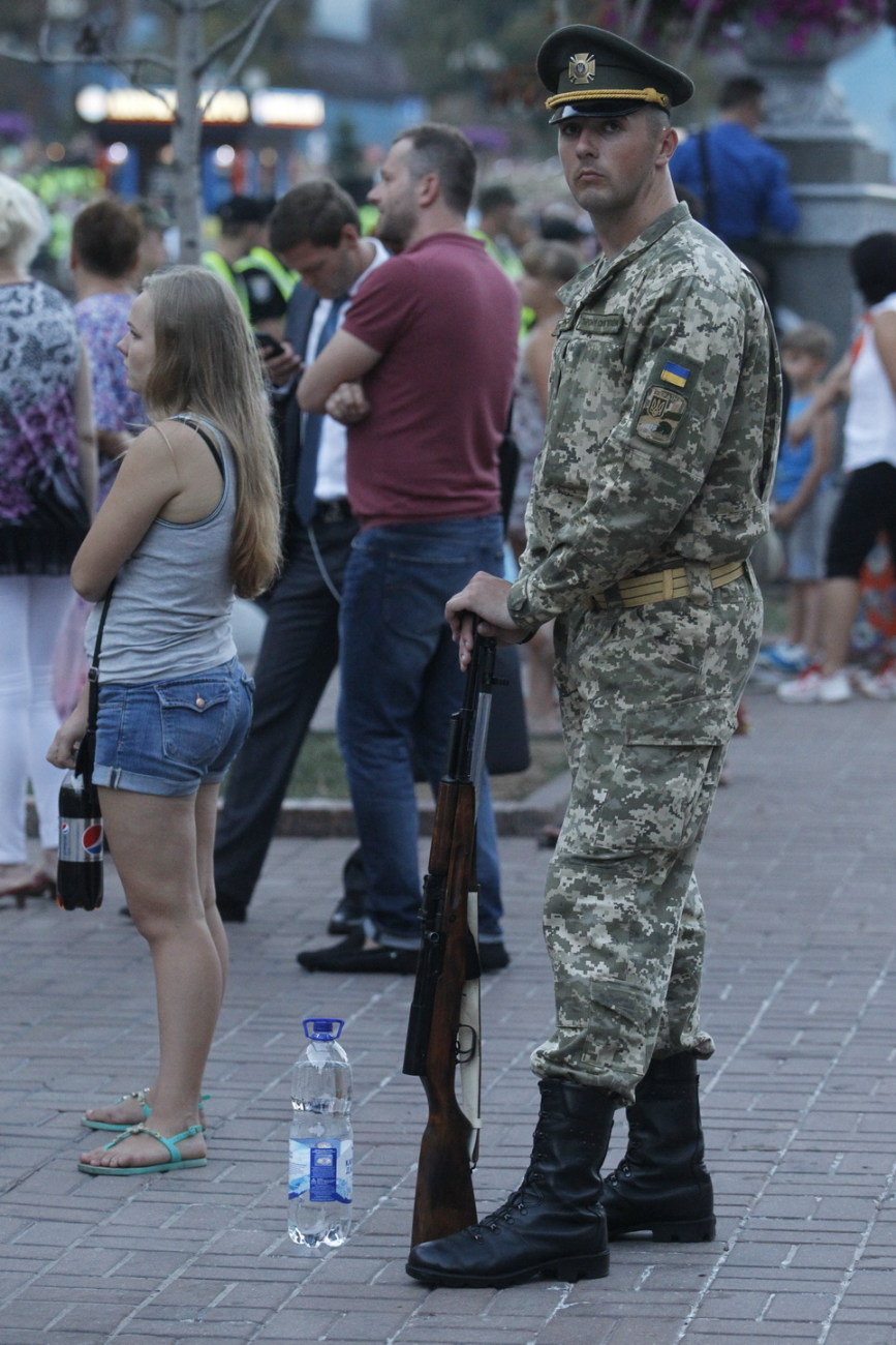 В Киеве готовятся к параду