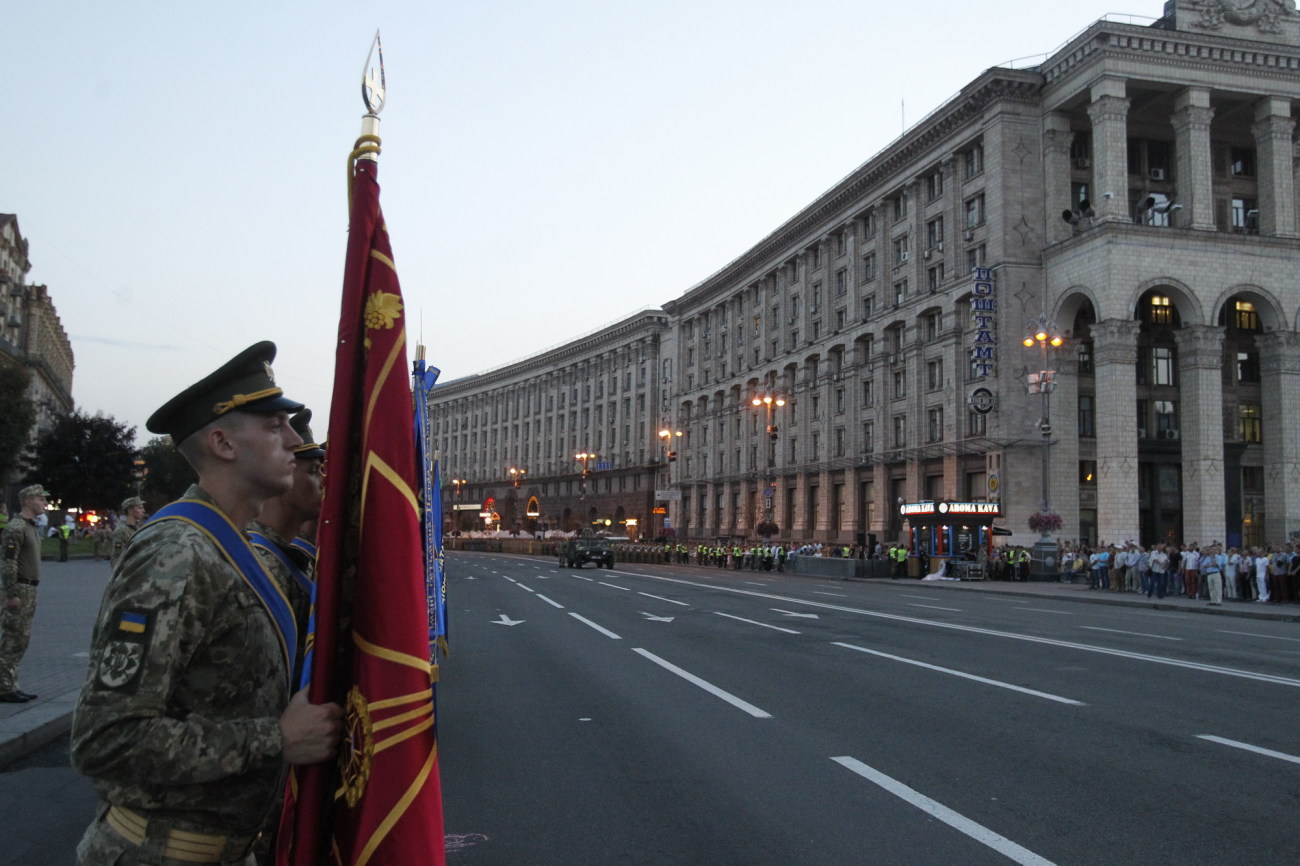 В Киеве готовятся к параду