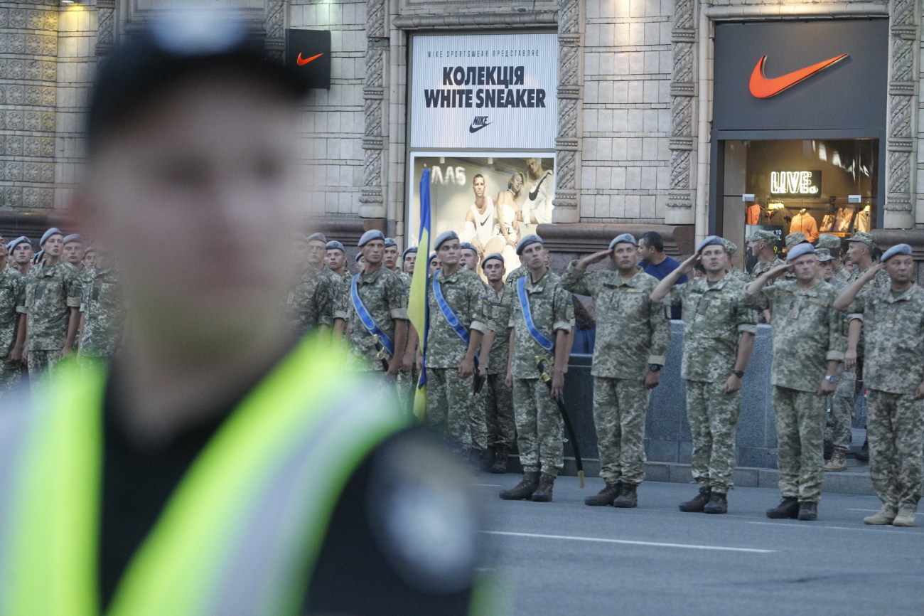 В Киеве готовятся к параду