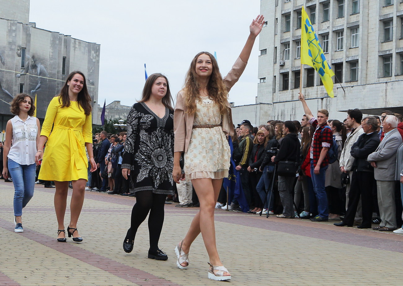 В КПИ первокурсников уже посвятили в студенты