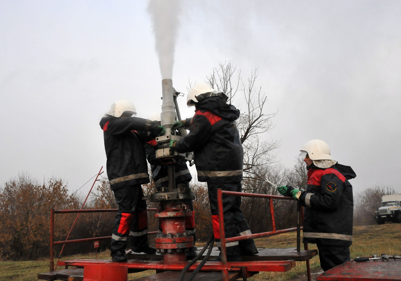 На Харьковщине учились тушить газ