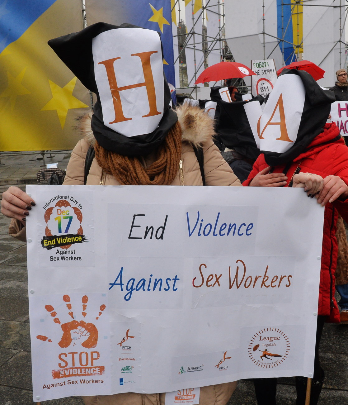 Секс-работники провели в Киеве акцию против насилия