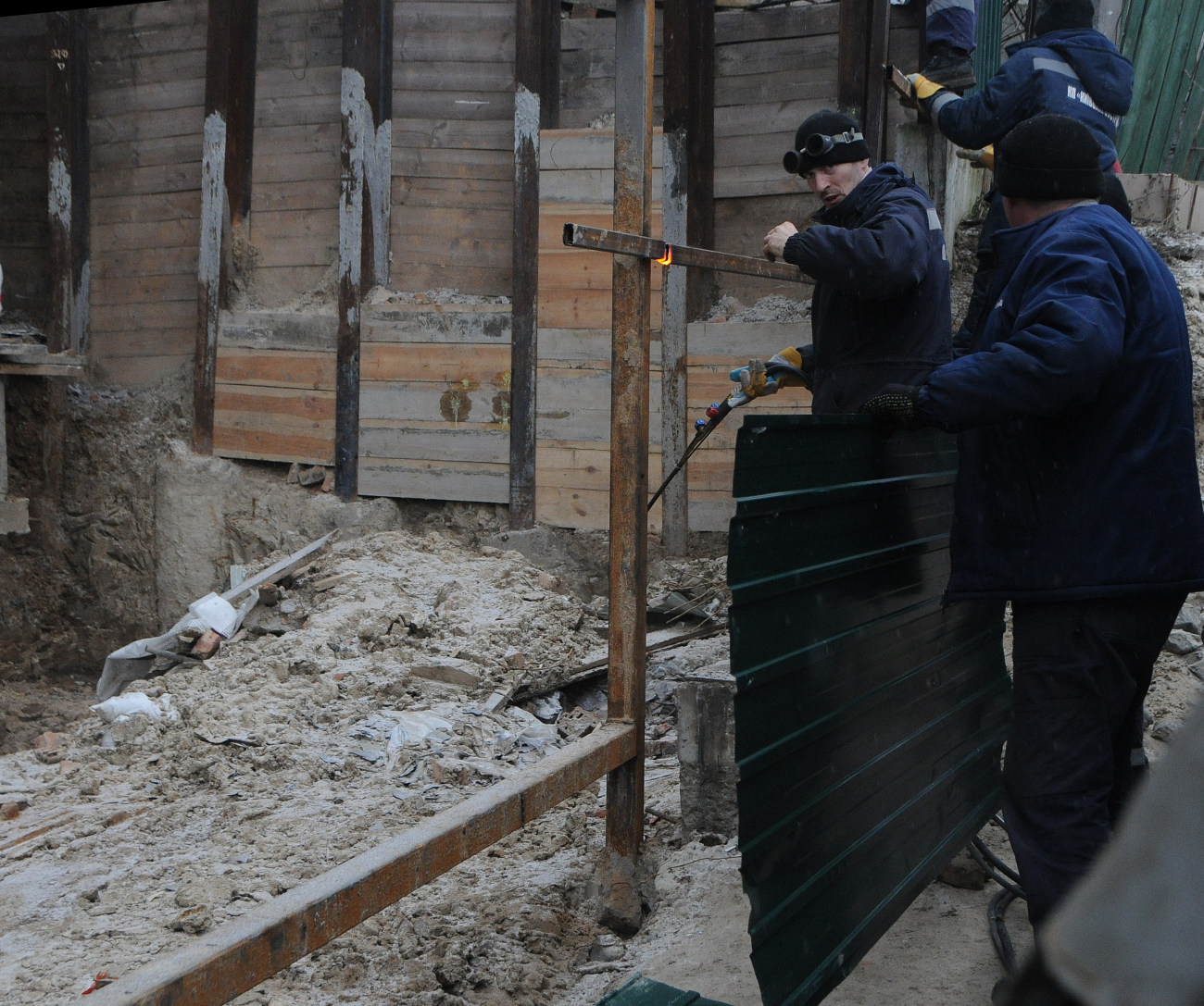 Скандальное строительство на Печерских холмах посетил Виталий Кличко