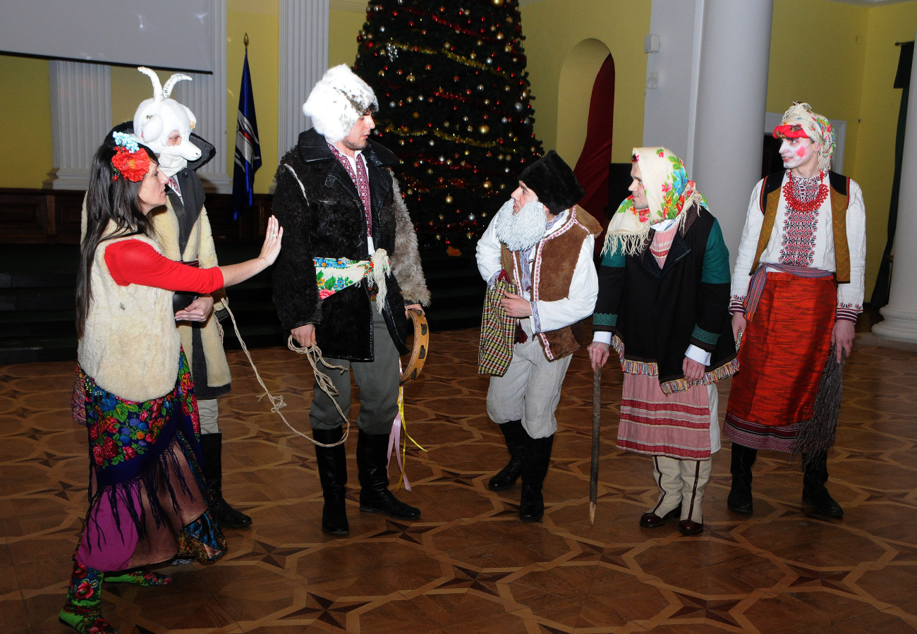 В столичной мэрии по случаю праздника Маланки состоялись «Украинские вечерницы»