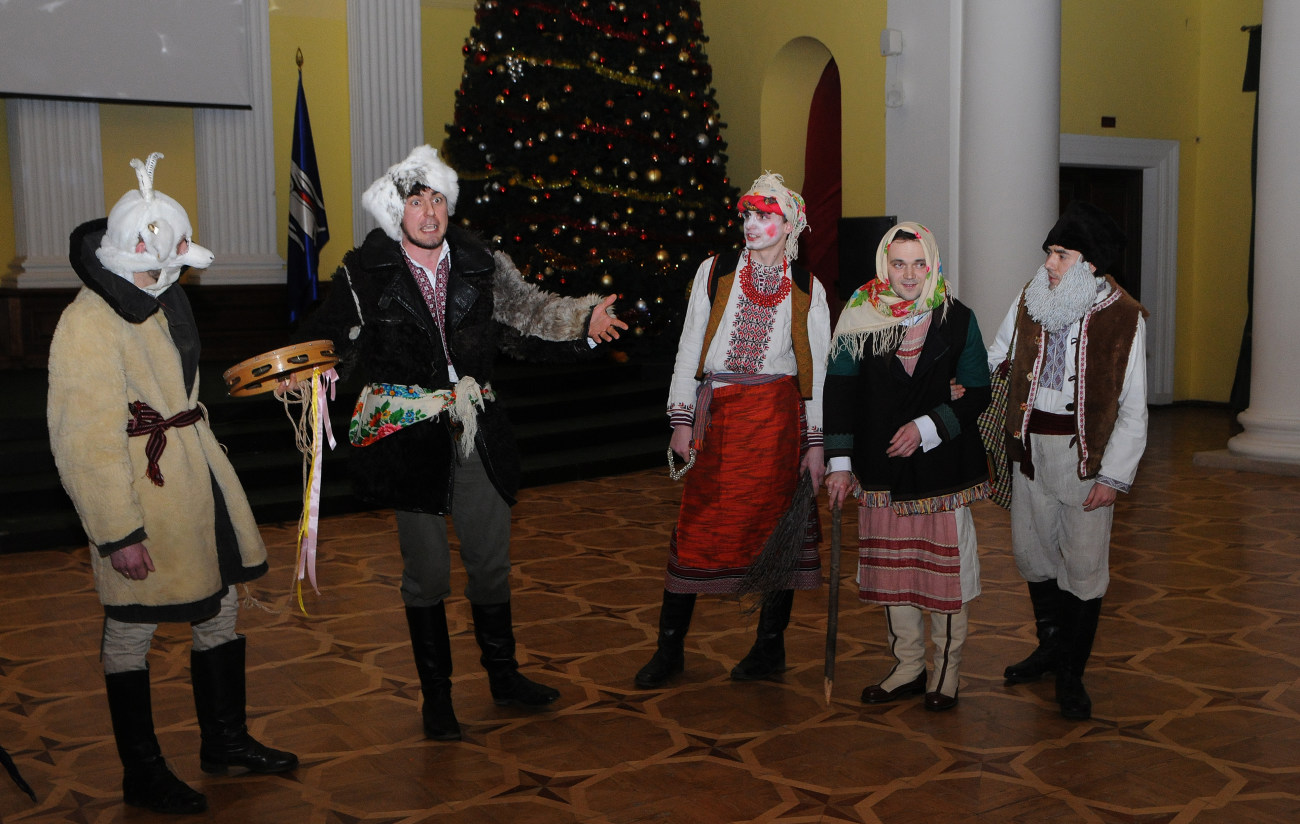 В столичной мэрии по случаю праздника Маланки состоялись «Украинские вечерницы»