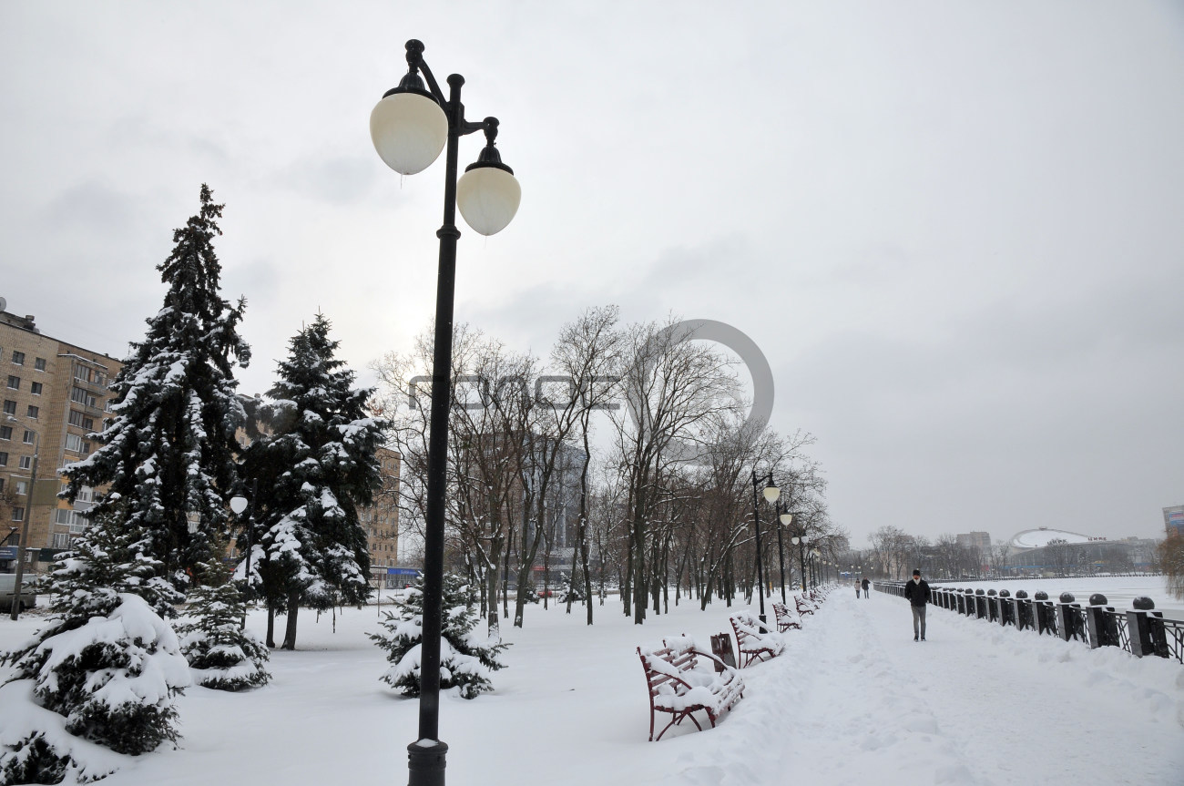 Харьков накрыла снежная буря