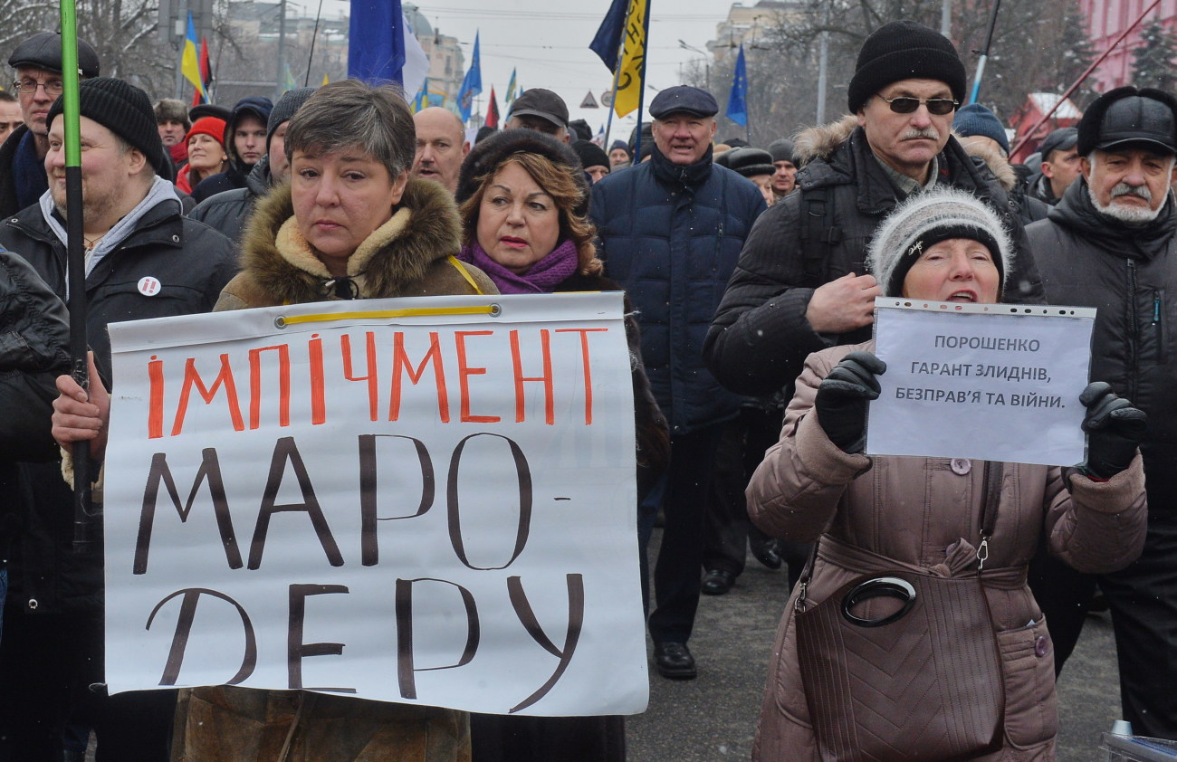 В Киеве прошел митинг за импичмент Президента