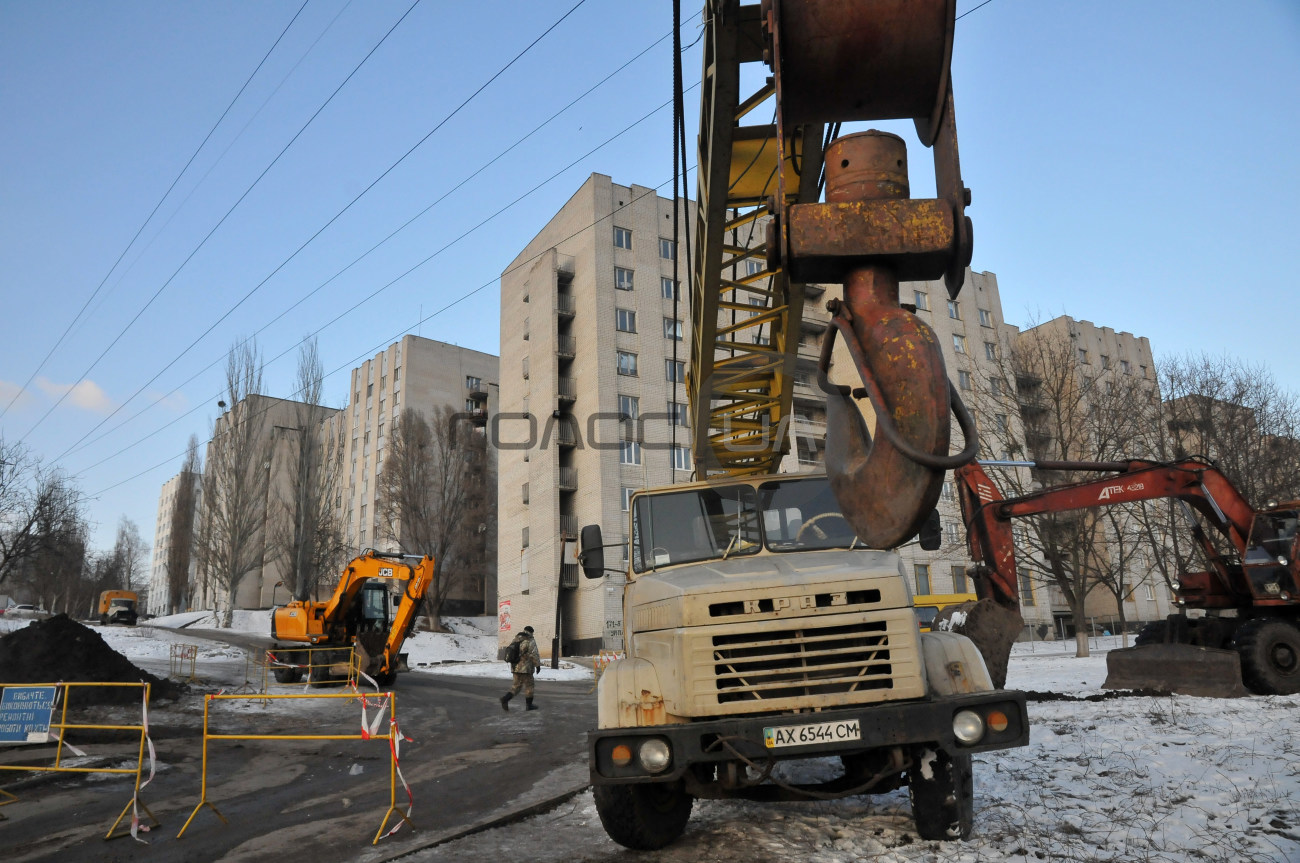 В Харькове в результате аварии на теплосетях без тепла осталось 130 домов