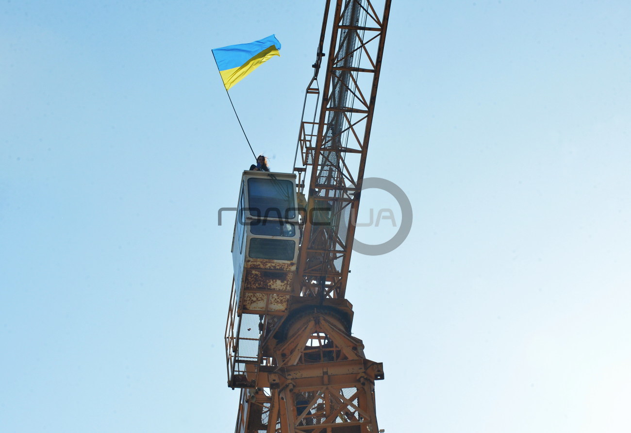 В Киеве митинговали против незаконной стройки Андреевского спуска