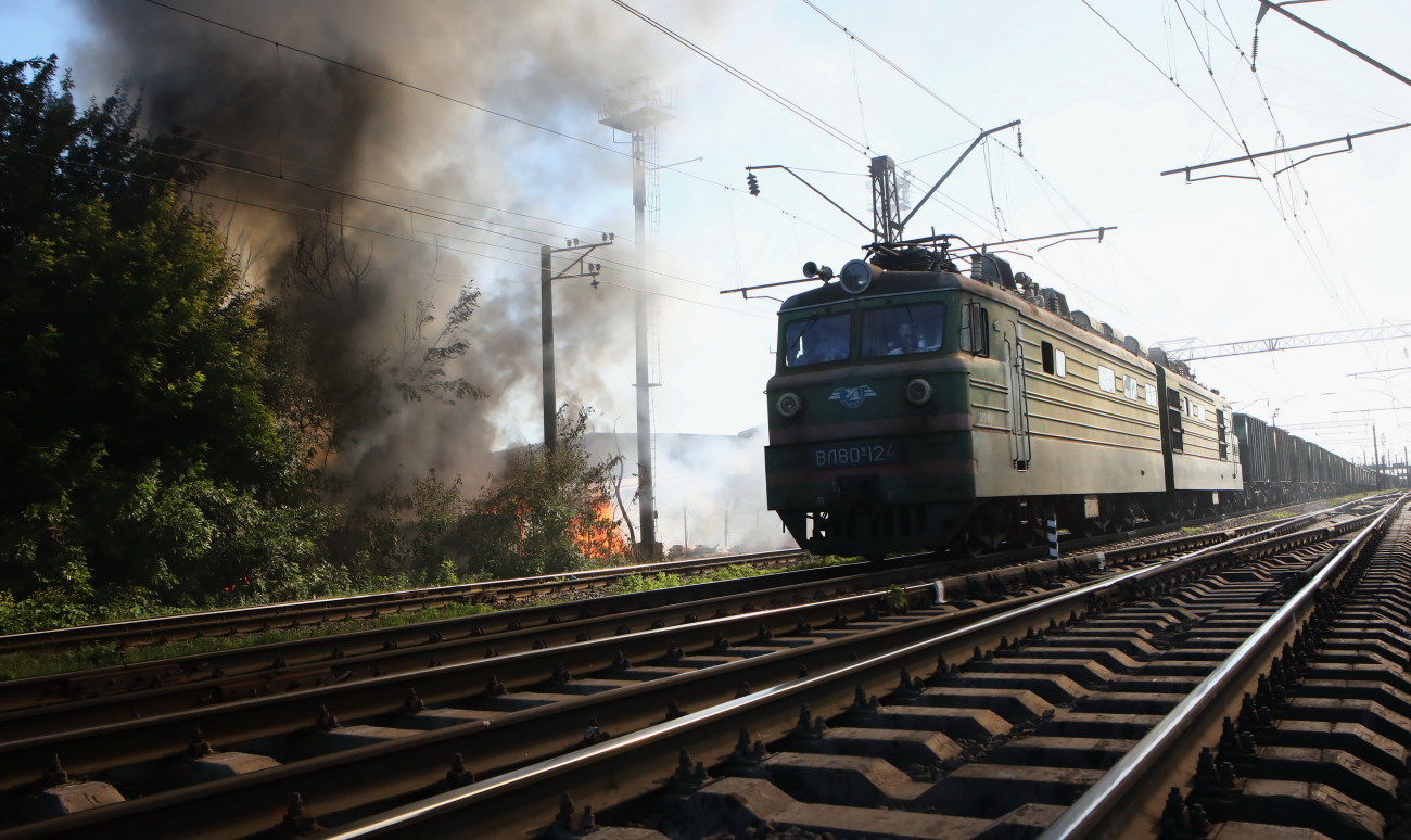 Возле Киева горел склад вторсырья