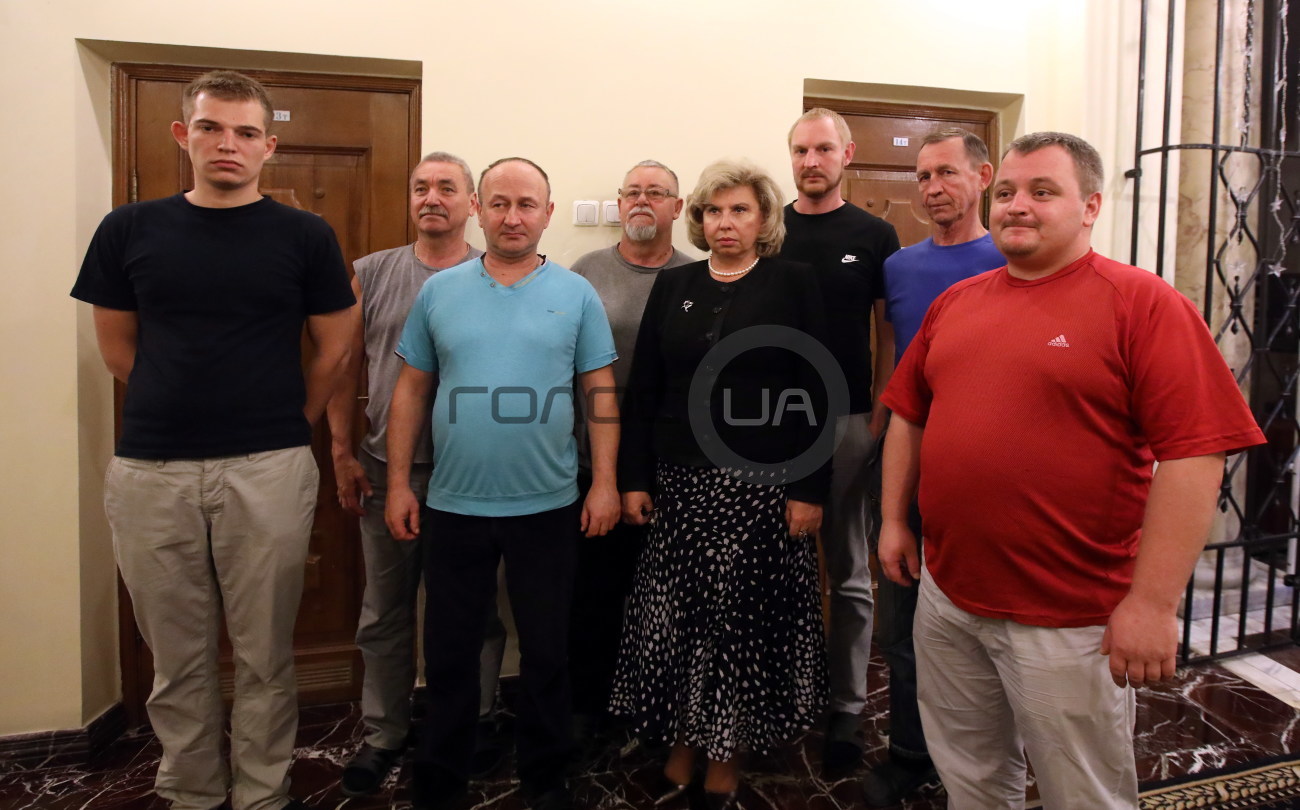 Москалькова встретилась в Киеве с задержанными моряками