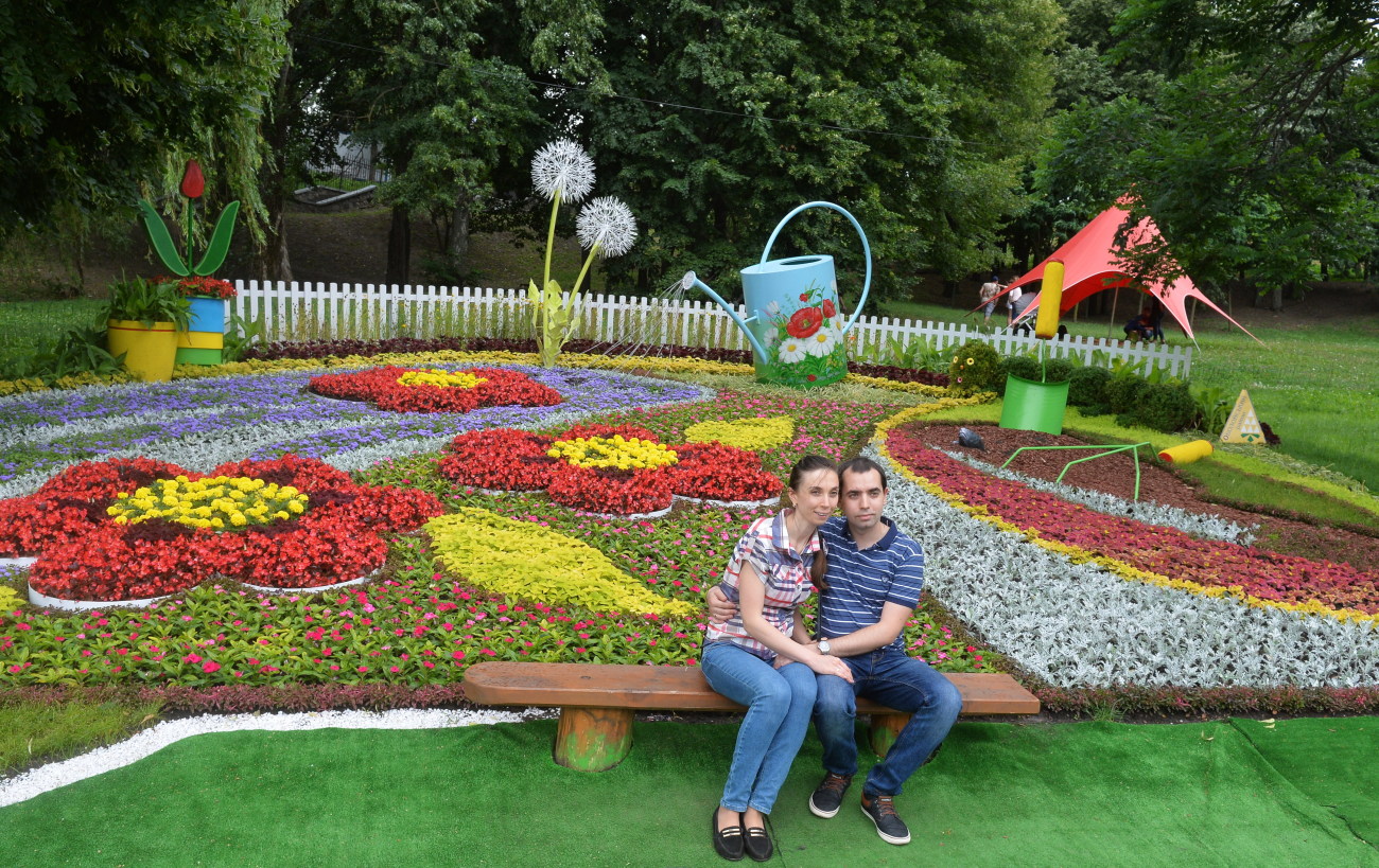 Летняя выставка цветов на Певческом поле установила рекорд