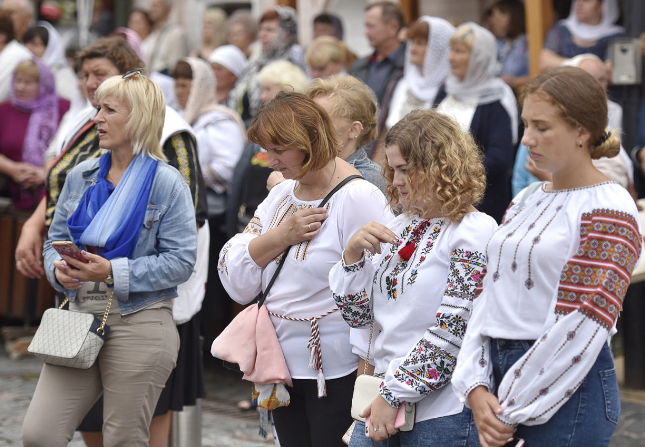 Верующие Украинской автокефальной православной церкви  прошли крестным ходом в Киеве