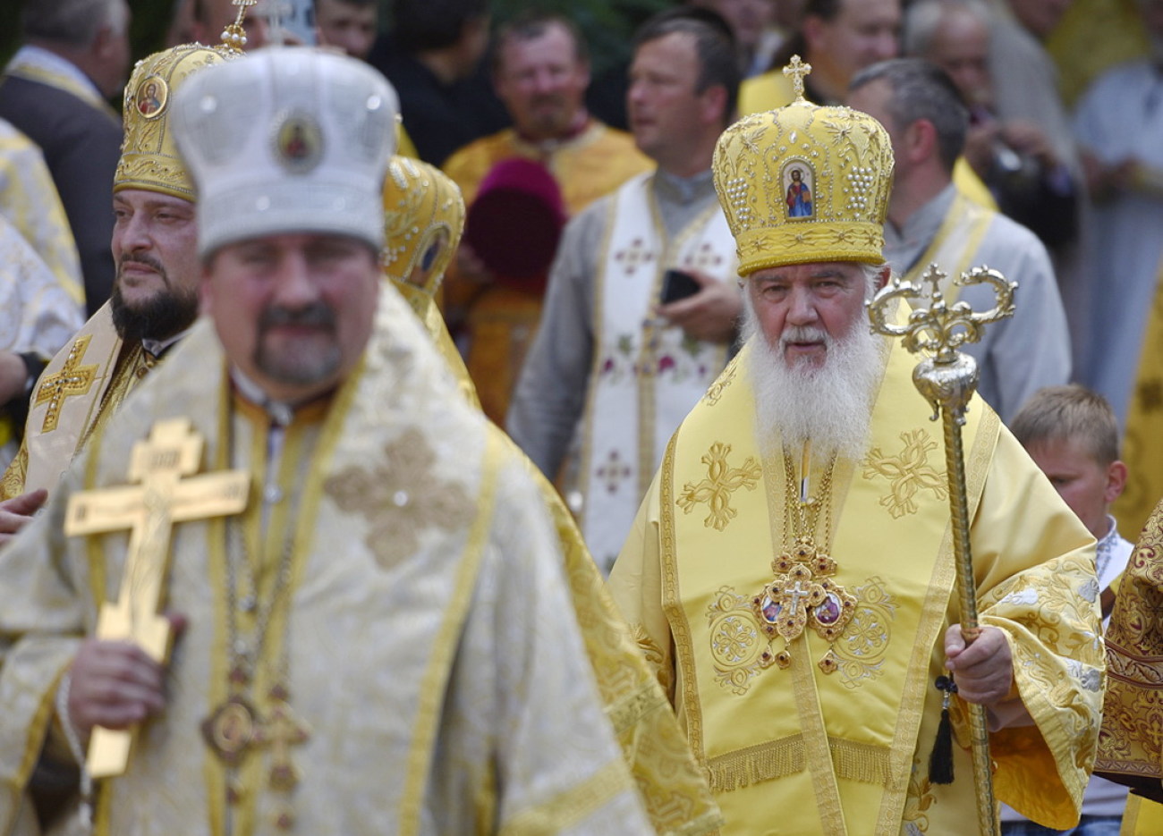 Верующие Украинской автокефальной православной церкви  прошли крестным ходом в Киеве