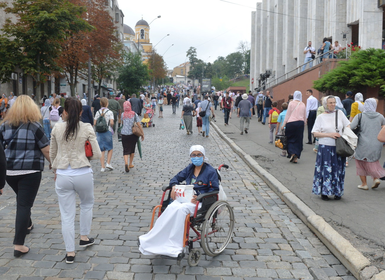 Крестный ход УПЦ МП по случаю 1030-летия крещения Киевской Руси в Киеве