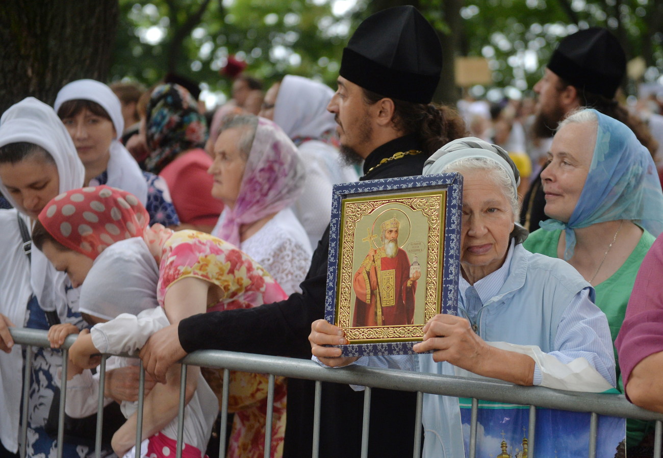 Крестный ход УПЦ МП по случаю 1030-летия крещения Киевской Руси в Киеве