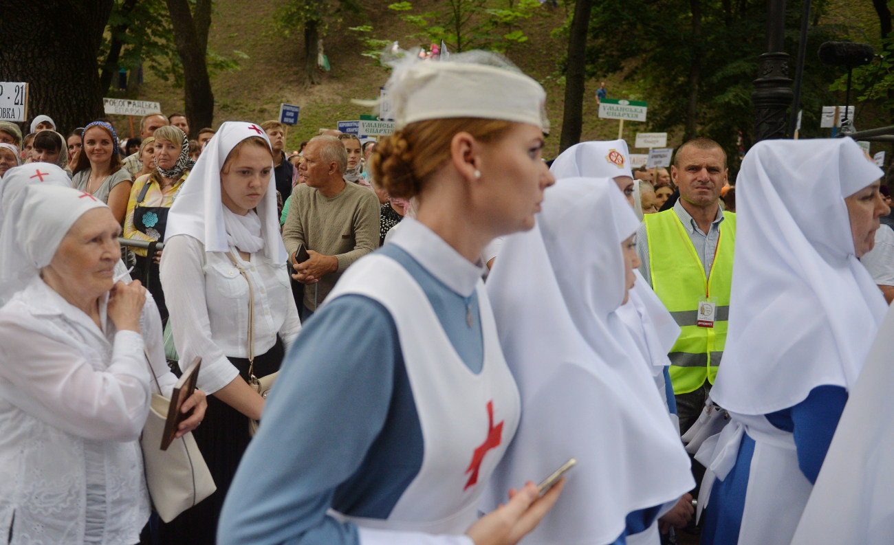 Крестный ход УПЦ МП по случаю 1030-летия крещения Киевской Руси в Киеве