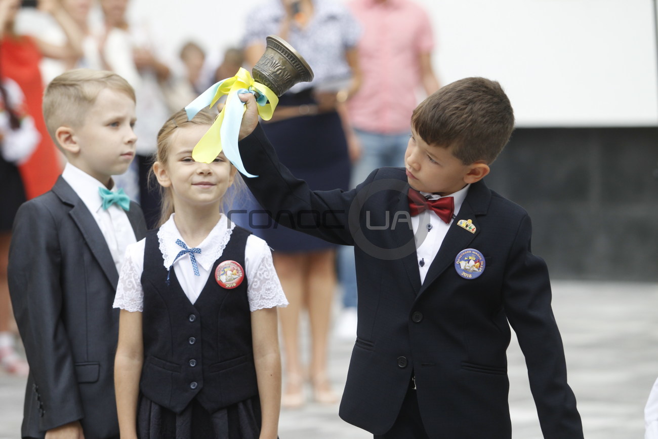1 сентября Кличко пошел в школу