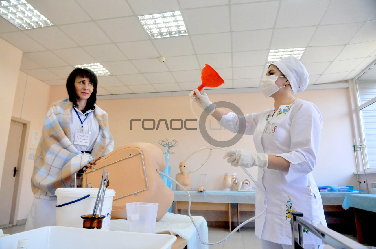 В Харькове медсестры состязались в мастерстве