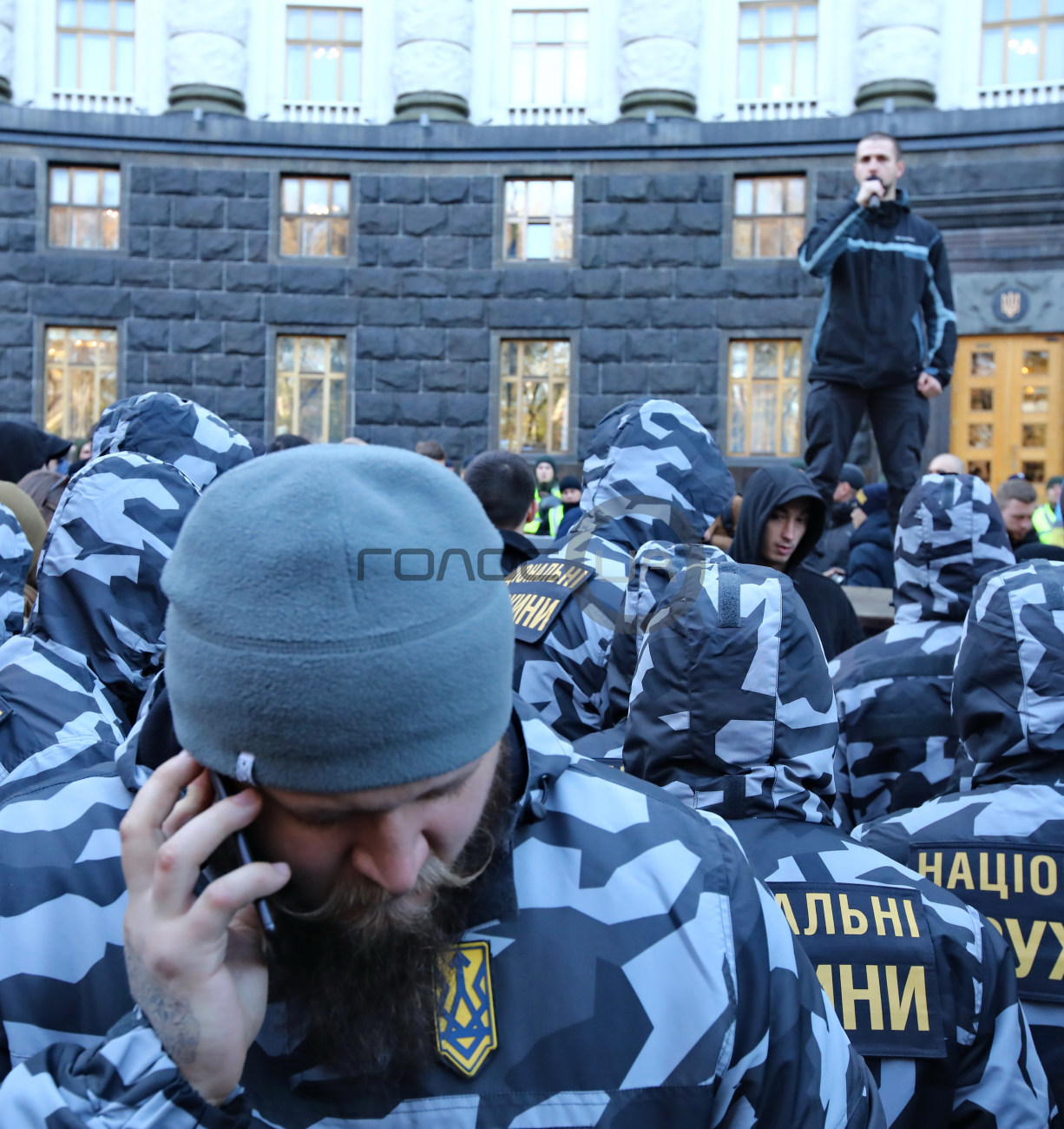 В Киеве &#171;нацдружинники&#187; требовали создания Министерства по делам ветеранов