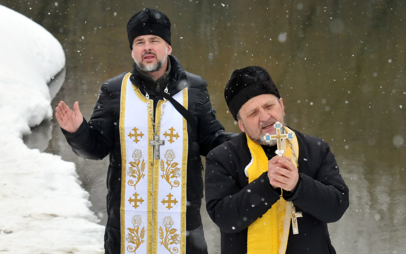 Как в Харькове  Крещение праздновали