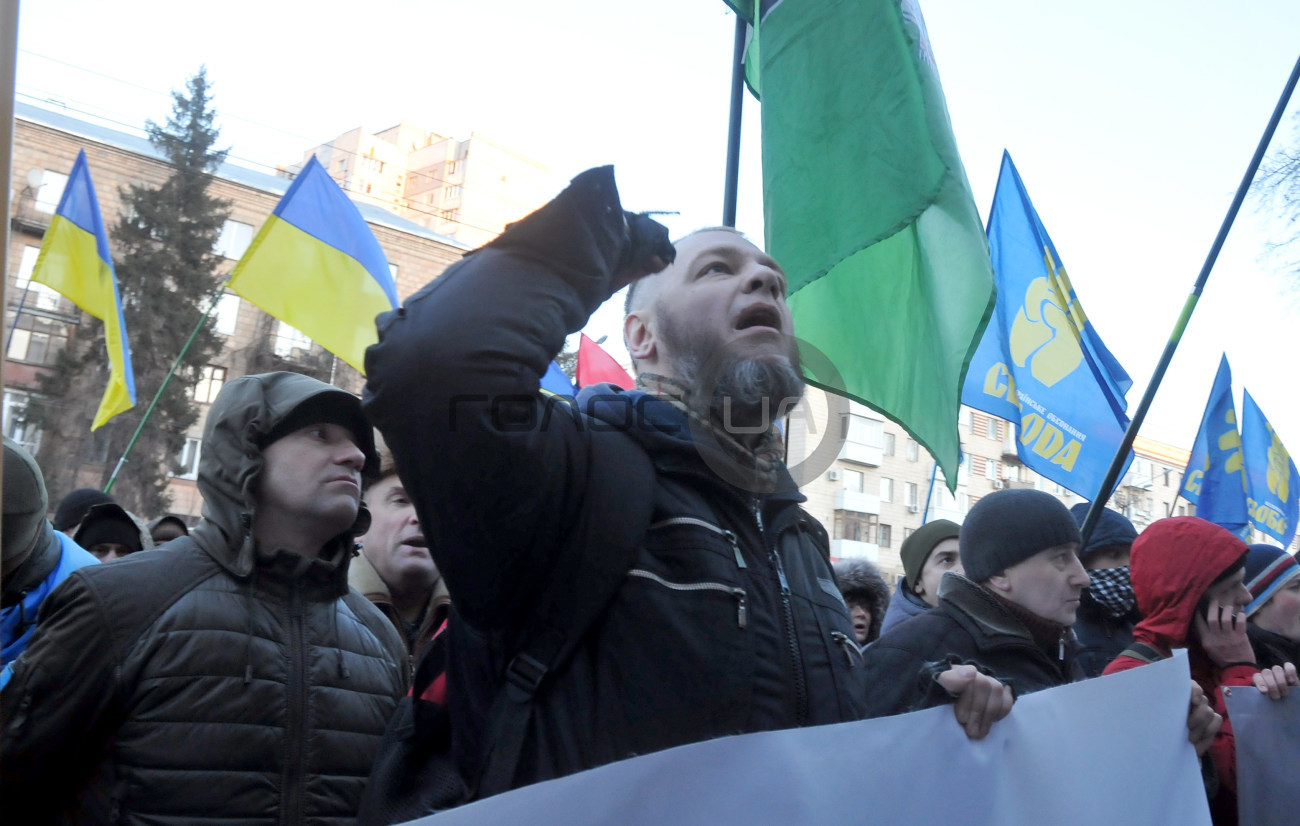 В Харькове злые харьковчане прошлись маршем