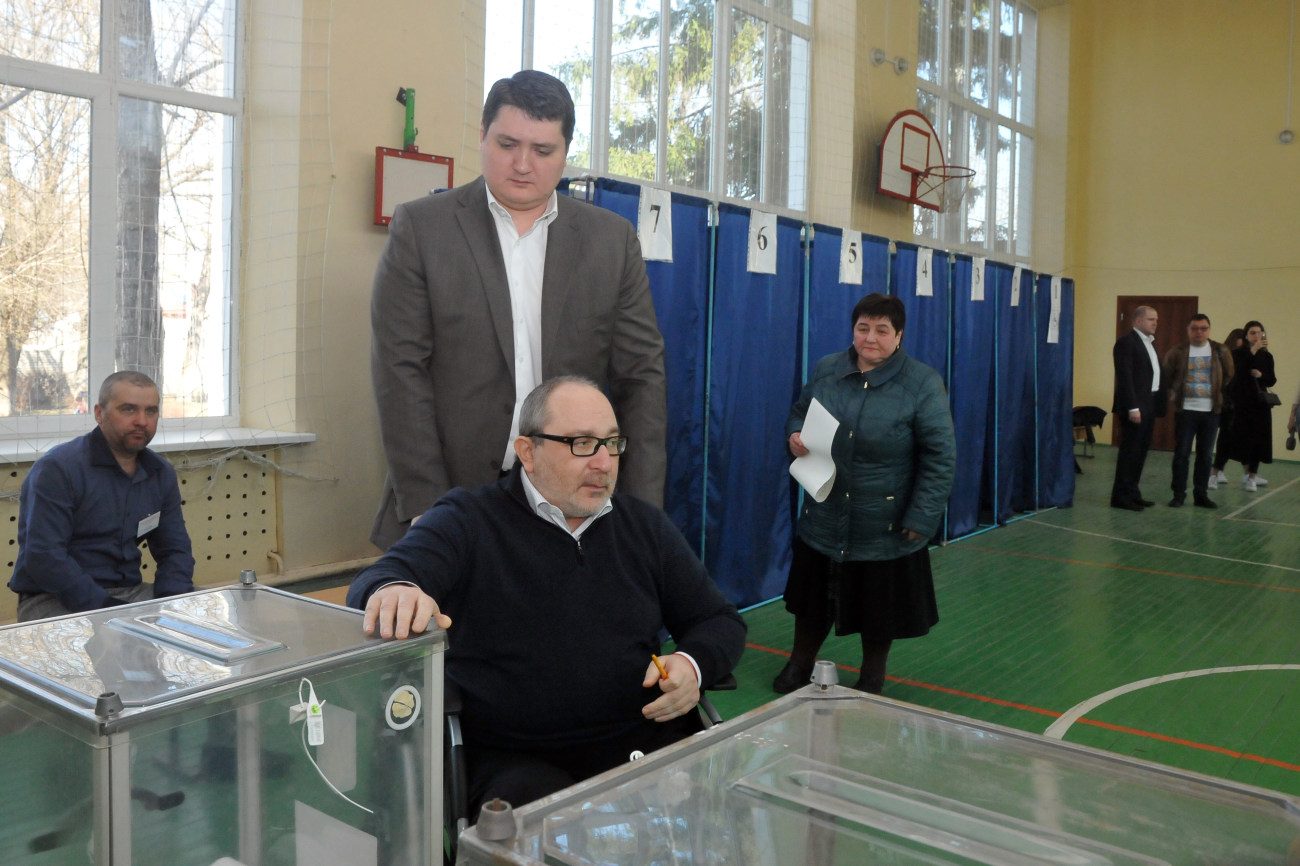 Гендий Кернес проголосовал на выборах Президента