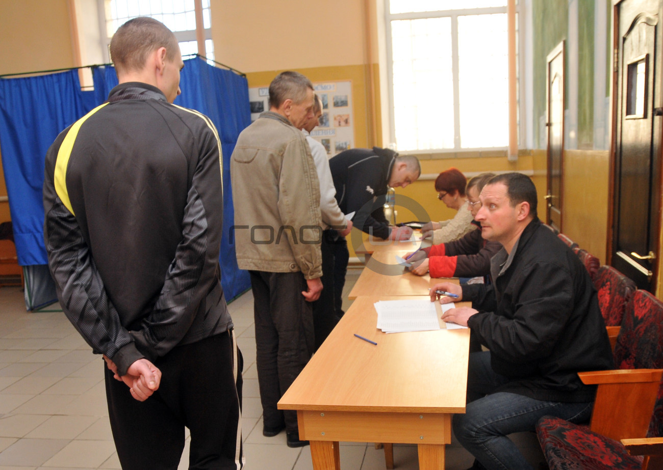 Как проходит голосование в Харьковском СИЗО