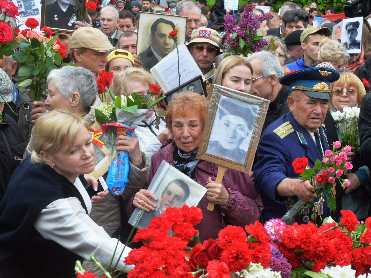 День Победы в Киеве: ветераны, портреты и задержание