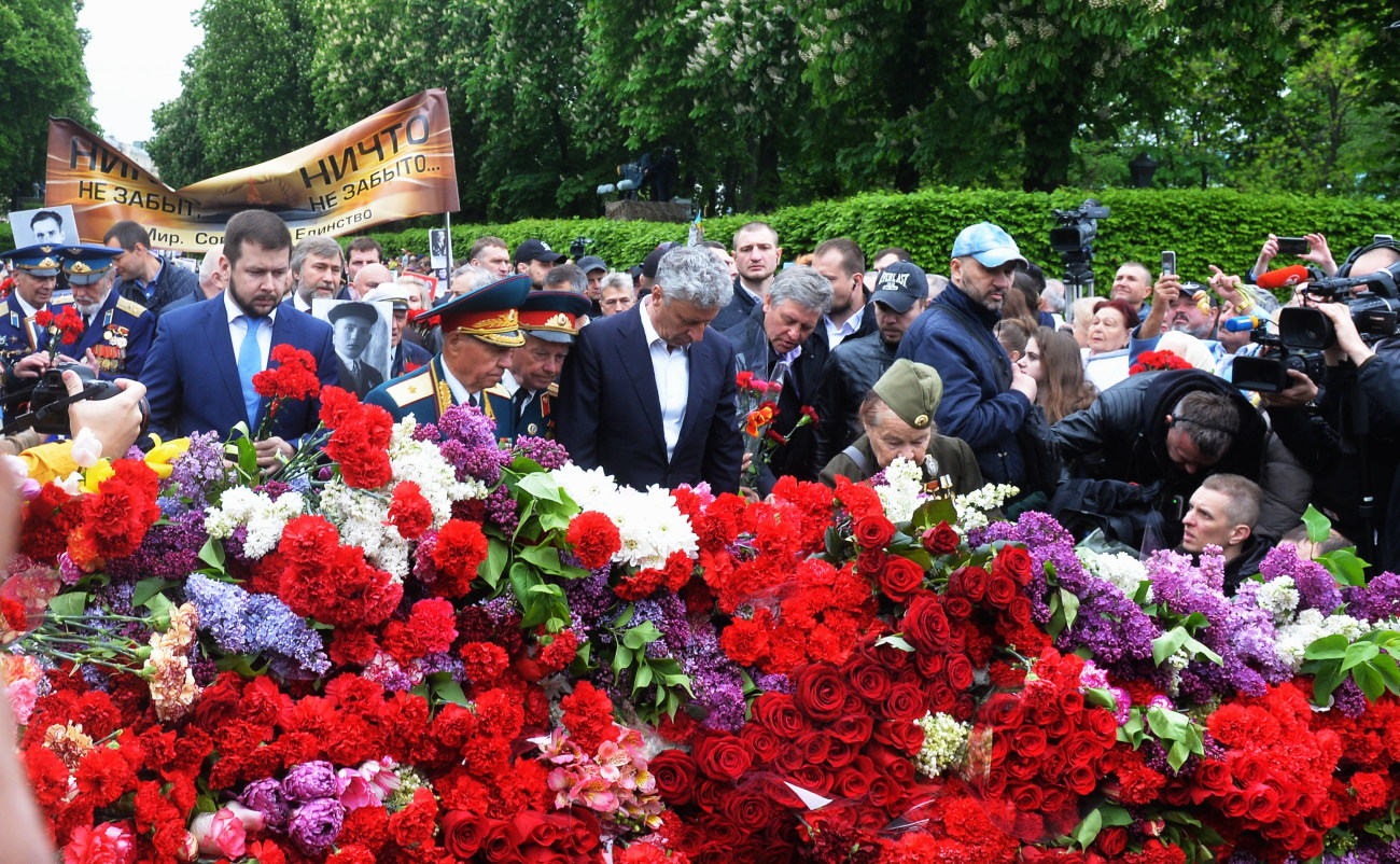 День Победы в Киеве: ветераны, портреты и задержание