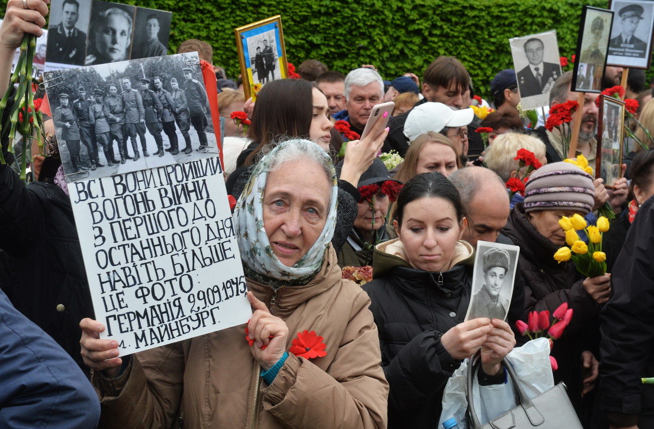 День Победы в Киеве: ветераны, портреты и задержание