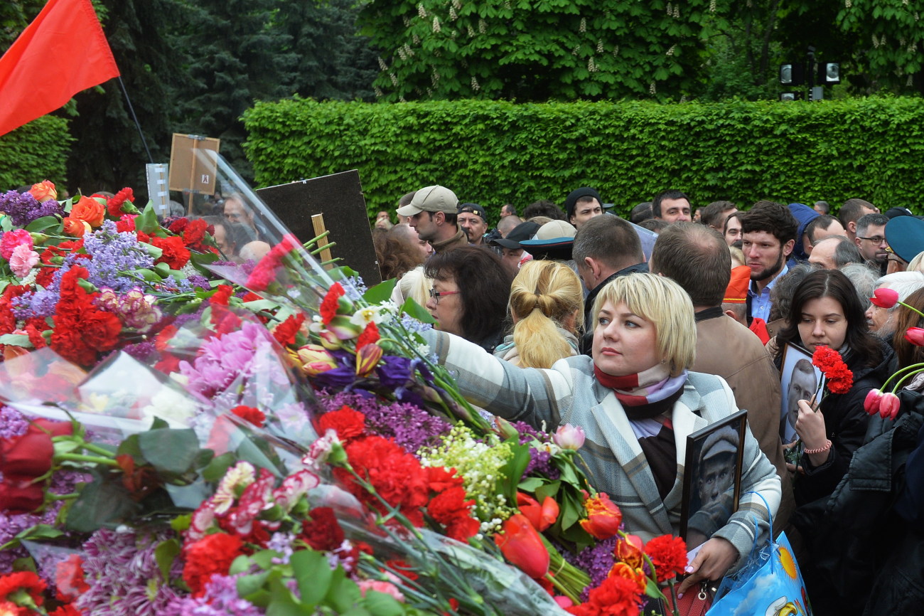 День Победы в Киеве: ветераны, портреты и задержание