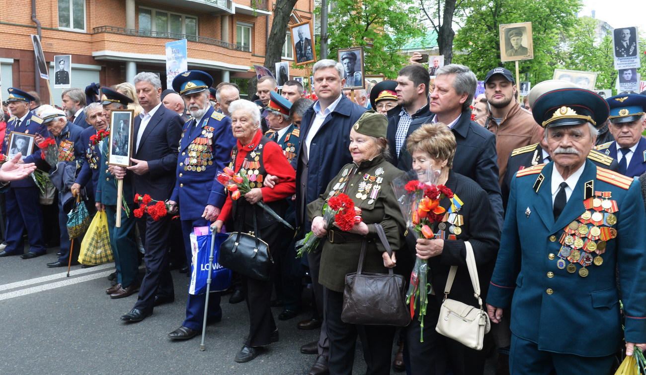 День Победы в Киеве: ветераны, портреты и задержание