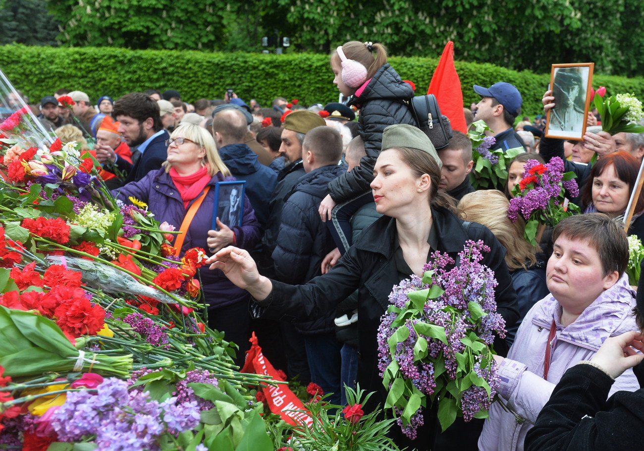 День Победы в Киеве: ветераны, портреты и задержание