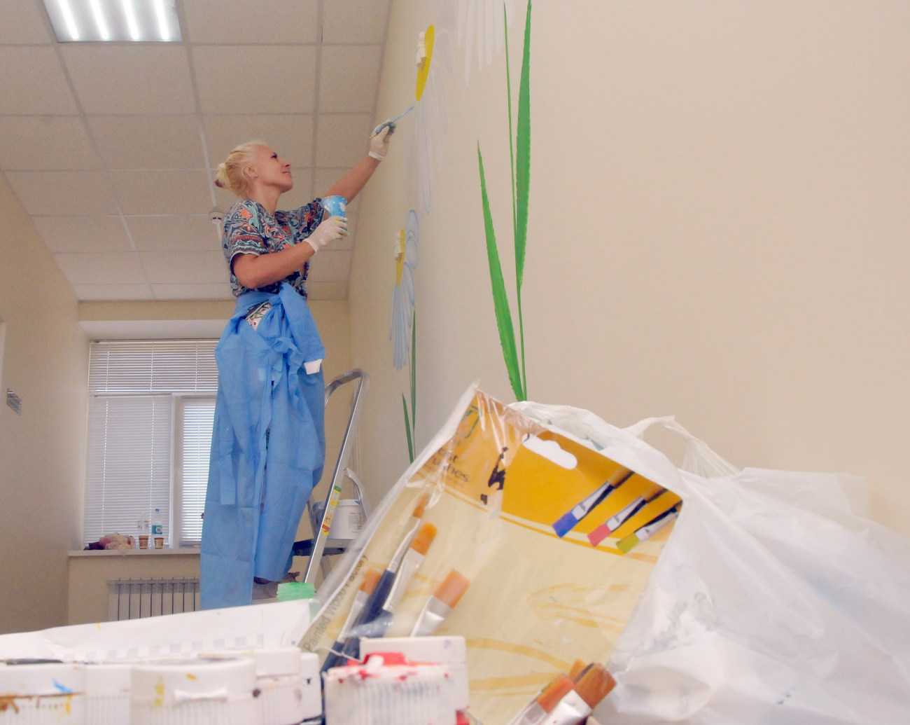 Харьковские художницы расписали стены хосписа для детей