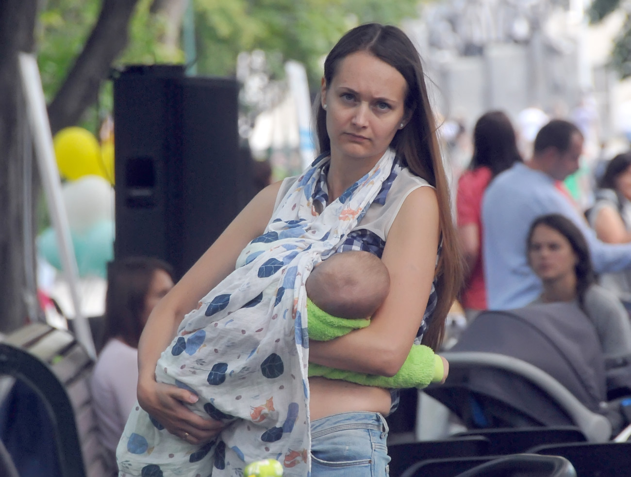Праздник-акция, посвященный Всемирной неделе грудного вскармливания прошла в Харькове