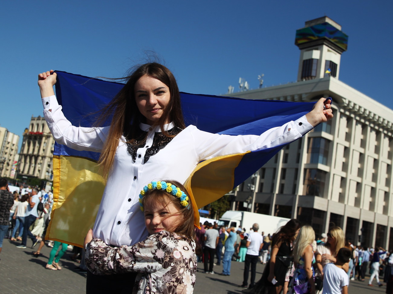 День Независимости киевляне праздновали до поздна