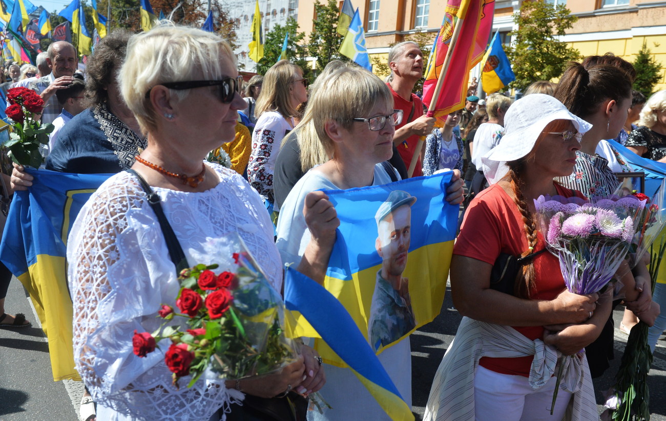 В Киеве прошел Марш защитников Украины
