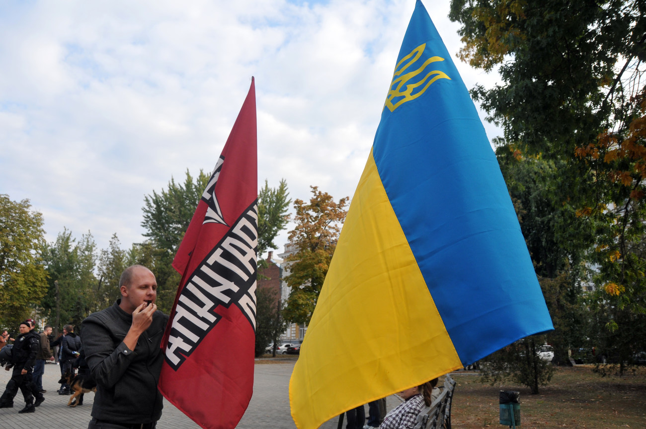 В Харькове прошла акция против обмена обвиняемых в теракте возле Дворца спорта в 2015 году